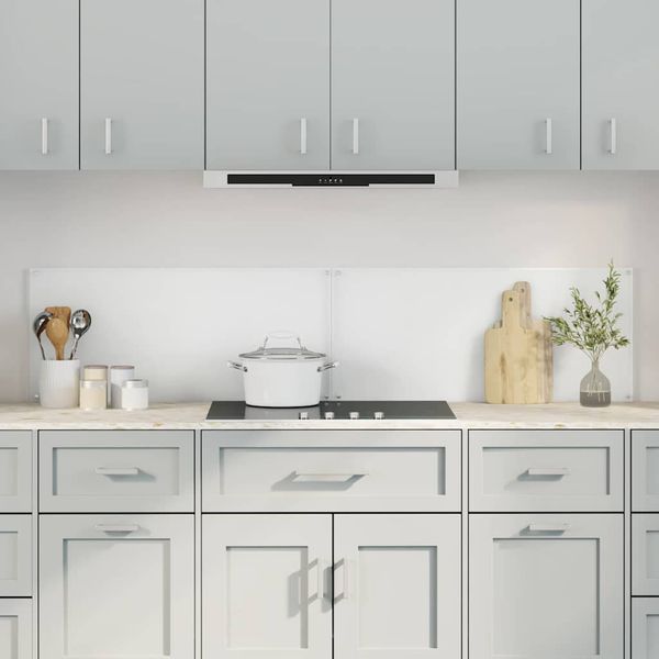 vidaXL Kuchynský obklad 2 pcs Priehľadná 90 x 40 cm tvrdené sklo