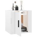 vidaXL Nástenné TV skrinky 2 ks lesklé biele 40x34,5x40 cm