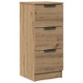 vidaXL Komoda dub artisan 30x30x70 cm spracované drevo