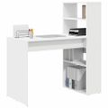 vidaXL Stôl Biela Kompozitné drevo 113 x 54 x 120 cm
