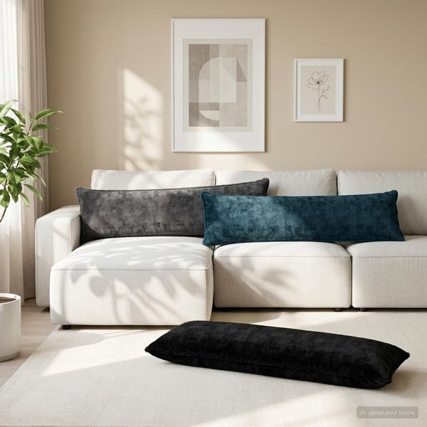 vidaXL Poťah na podložku 2 ks HOUTEN Tmavosivá 40 x 145 cm