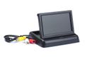 Parkovací asistent TFT02 4,3" s kamerou HD-308-LED 4 senzory biele