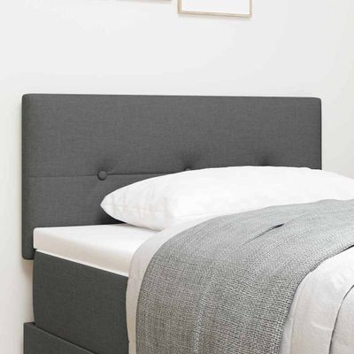 vidaXL Výškovo nastaviteľný čelový panel Tmavo šedá 90 cm látka