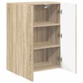 vidaXL TV nástenná skriňa 59,5 x 31 x 80 cm Sonoma dub