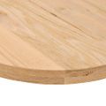 vidaXL Stolová doska 120x60x4 cm dubový masív oválny