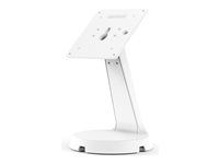 Stojan - pre tablet - VESA - vysoko kvalitný hliník - biela - veľkosť obrazovky: 20" - pult