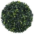 vidaXL Umelé buxusové gule s LED svetlami, 2 ks, zelená, 45 cm