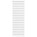 vidaXL Zebra roleta biela 90x230 cm šírka látky 85,9 cm polyester