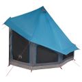 vidaXL Tipi stan so strechou s úložiskom Modrá 404 x 370 x 270 cm taft
