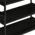 vidaXL Konzolový stolík 110x55x75 cm, surový mangový masív a železo