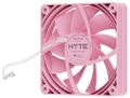 HYTE ventilátor 120mm PWM / barva Strawberry Milk / 1500rpm / 72CFM / ABS / 4-pin / sada 4x ventilátor Ventilátor, 120mm, FDB ložisko, 4pin PWM, výška 25mm, ružový, 4ks