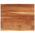 vidaXL Stolová doska 110x80x3,8 cm obdĺžnik akáciový masív živá hrana