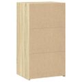 vidaXL Komoda dub sonoma 50x41x93 cm spracované drevo