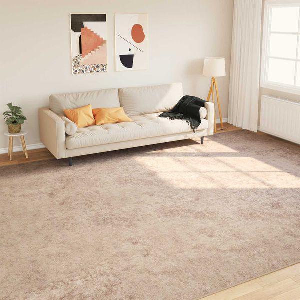 vidaXL Behúň MARSA Béžová 300 x 400 cm Polyester a PVC