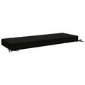 vidaXL Podložka na sedadlo SOEST 100% polyester Čierna