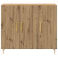 vidaXL Servírovacia skriňa Remeselný dub 90 x 34 x 80 cm