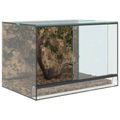 vidaXL Terárium s úložiskom Priehľadná 60 x 40 x 40 cm Sklo