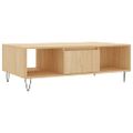 vidaXL Konferenčný stolík dub sonoma 104x60x35 cm kompozitné drevo