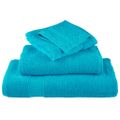 vidaXL Prémiové uteráky SOLUND 2 ks tyrksyové 100x200cm 600 g/m2
