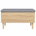 vidaXL Úložná lavička dub sonoma 82x42x46 cm kompozitné drevo