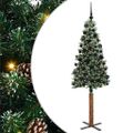 vidaXL Úzky vianočný stromček Zelená 180 cm