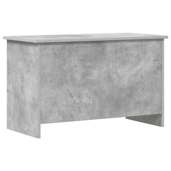 vidaXL Úložná truhlica Betónovo sivá 80 x 40 x 50 cm Kompozitné drevo