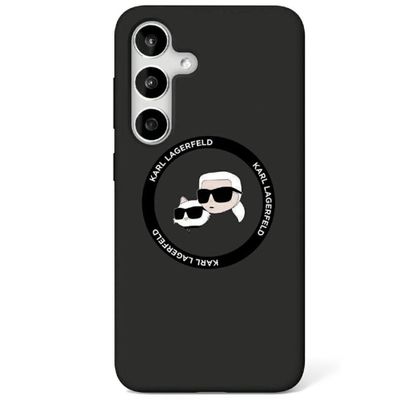 Puzdro Karl Lagerfeld HC Magnetic Silicone pre Samsung Galaxy S25 Ultra čierna