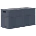 vidaXL Záhradný úložný box čierny 320 l