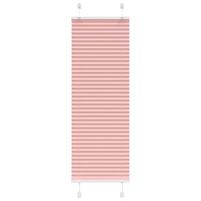 vidaXL Plisovaná roleta ružová 50x150 cm šírka látky 49,4 cm polyester