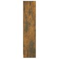 vidaXL Knižnica dymový dub 60x24x109 cm spracované drevo