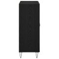 vidaXL Servírovacia skriňa Čierny dub 69,5 x 34 x 90 cm
