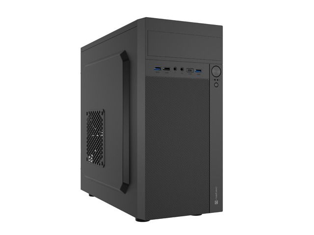 Počítačová skriňa Natec HELIX USB-C/Micro ATX/Čierna