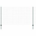 vidaXL Euro oplotenie s pilierom 10 x 1,4 m PVC potiahnutá oceľ Zelená