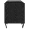 vidaXL Skrinka na gramofónové platne Čierny dub 121 x 38 x 48 cm
