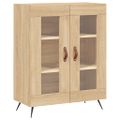 vidaXL Vysoká skrinka dub sonoma 69,5x34x180 cm spracované drevo