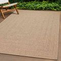vidaXL Koberec ZIZUR 100x200 cm jutový vzhľad interiér a exteriér