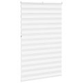 vidaXL Zebra roleta biela 150x230 cm šírka látky 145,9cm polyester