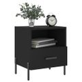 vidaXL Nočné stolíky 2 ks čierne 40x35x47,5 cm kompozitné drevo
