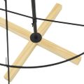 vidaXL Vianočný kužeľový stromček so stojanom Čierna 154 cm Oceľ