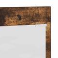 vidaXL Vešiak na stenu Nástenná montáž Dymová dub 90 x 10 x 50 cm
