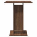 vidaXL Bistro stolík hnedý dub 60x60x75 cm spracované drevo