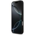 Puzdro Guess 4G s potlačou pruhov MagSafe pre iPhone 17 Pro Max čierne