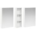 vidaXL Set kabinetov do kúpeľne 3 ks 100 x 10,5 x 60,5 cm
