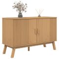 vidaXL Komoda OLDEN, hnedá 114x43x73,5 cm, borovicový masív