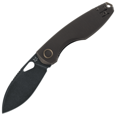 FOX knives FX-530 TIDSW CHILIN vreckový nôž 8 cm, Black Stonewash PVD, čierna, titán