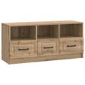 vidaXL TV skrinka 102 x 34,5 x 47 cm Dub artisan Kompozitné drevo
