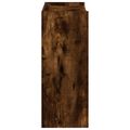 vidaXL Regál na topánky dymový dub 60x25x62 cm spracované drevo