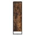 vidaXL Knižnica 99.5 x 30 x 108.5 cm Kompozitné drevo Dymová dub