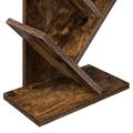 vidaXL Stromová knižnica 6-úrovňová 30 x 18 x 100 cm Kompozitné drevo