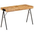 vidaXL Písací stôl 118x50x75 cm masívne mangovníkové drevo